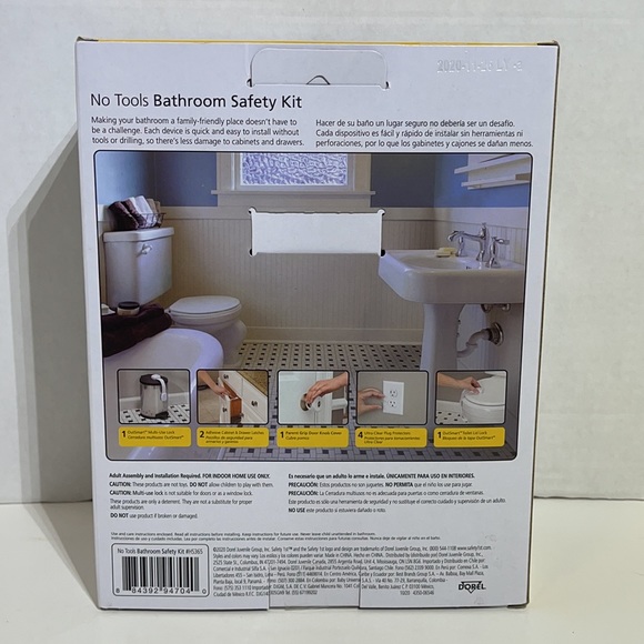 Safety 1st No Tools Childproofing 9 Piece Bathroom Safety Kit - Picture 4 of 6